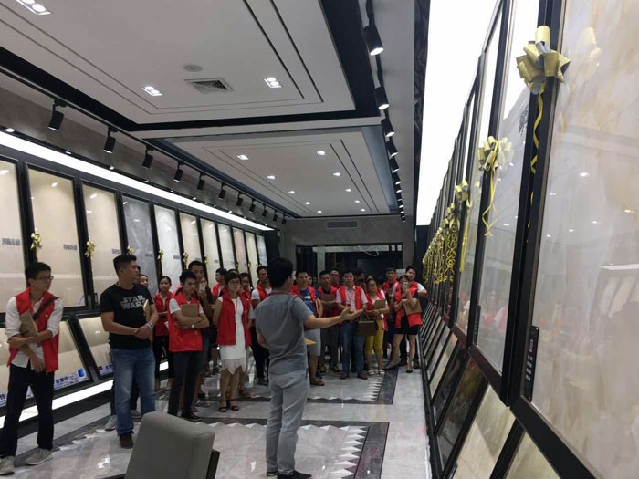 网信快3瓷砖 三百大粤战 店长特训 瓷砖代理 陶瓷一线品牌