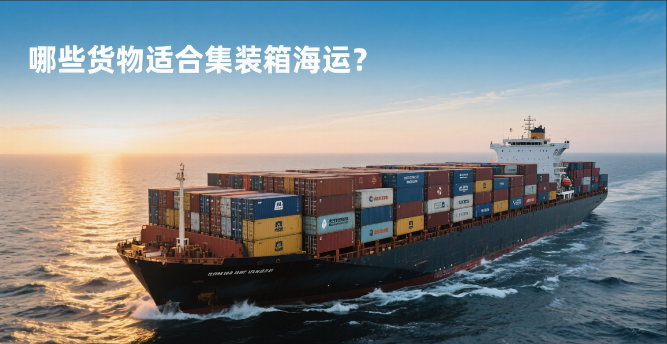哪些货物适合集装箱海运？