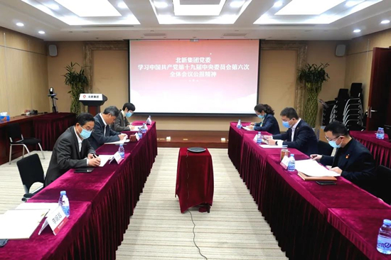 		党的十九届六中全会精神在北新集团干部职工中引起热烈回声_企业动态_优德88集团有限公司	