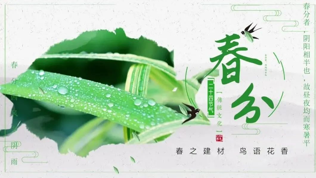 今日春分 | 春之建材，，，莺啼燕语