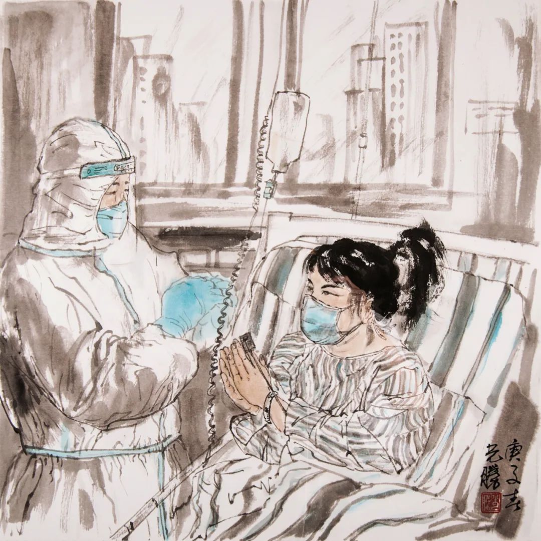 		善用文化中心首次主题展，，，，，“抗击疫情 决胜小康"绘画篇_责任与文化_优德88集团有限公司	
