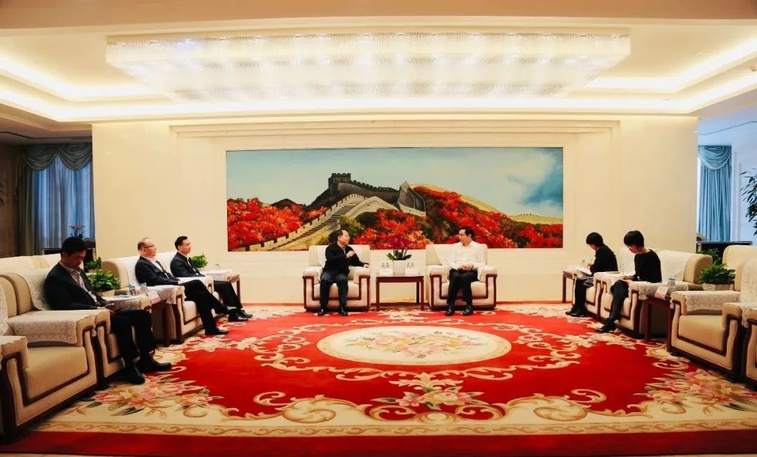 		周育先会见台州市委书记李跃旗一行_优德88要闻_优德88集团有限公司	