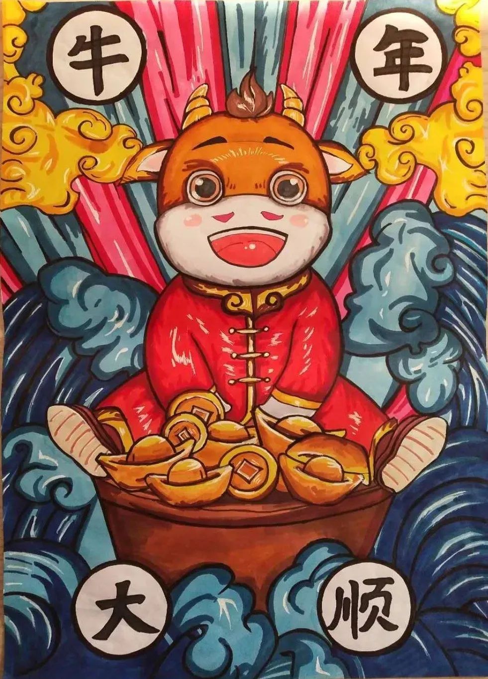 		新春新气象 | 我们用绘画转达优美，，，，，，表达祝福_责任与文化_优德88集团有限公司	
