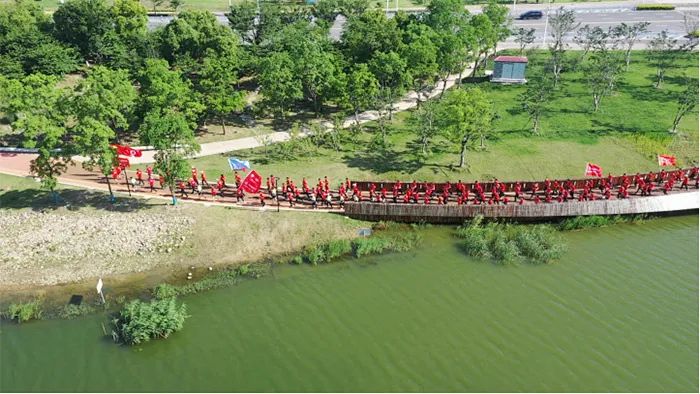 		第78站 | 优德88集团“健跑百年路 斗争新征程”（水师降生地纪念馆站）运动在江苏泰州乐成举行_企业动态_优德88集团有限公司	