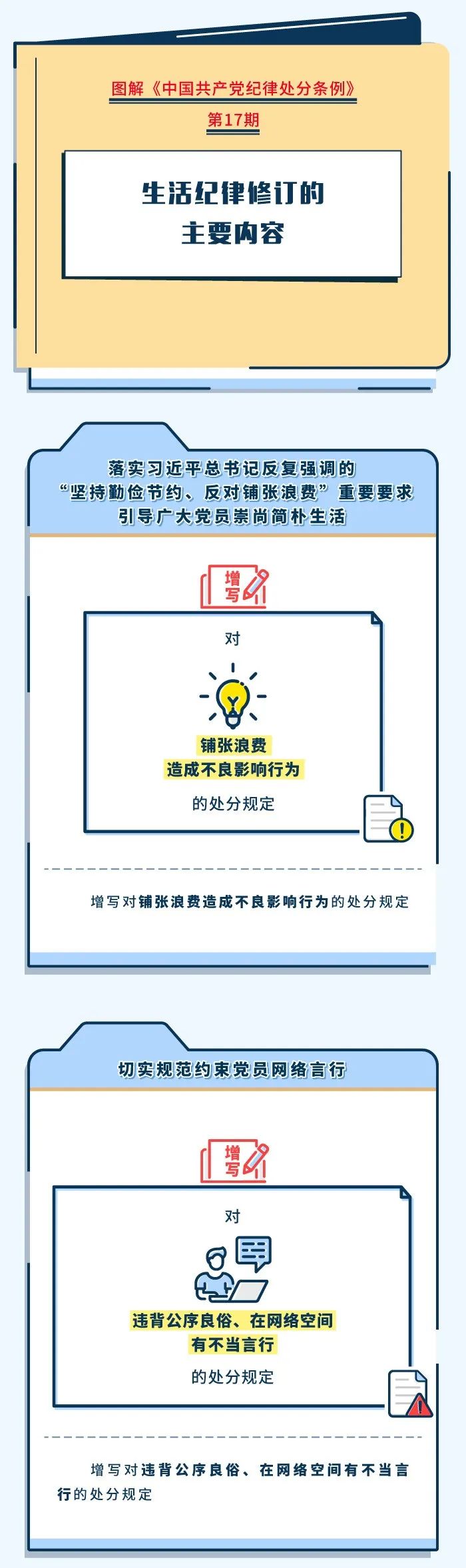 		 党纪学习教育 ? | 生涯纪律修订的主要内容 _责任与文化_优德88集团有限公司	